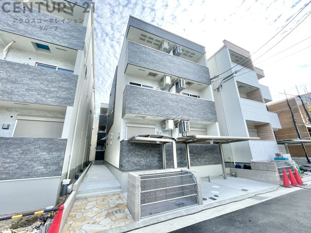 建物外観　オートロック付きで安心のセキュリティ♪