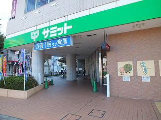 スーパー　サミット（スーパー）まで500m