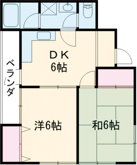 サンハイムヨシダの間取り写真