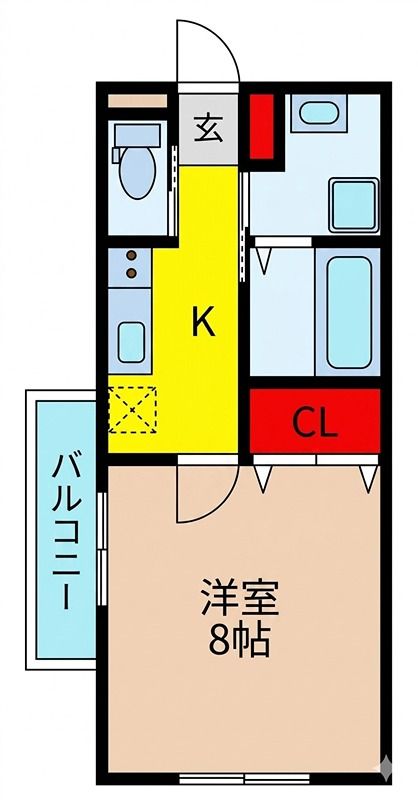casa松丘の間取り写真