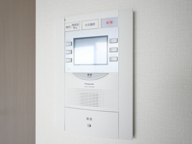 セキュリティ　モニター付きインターホンです