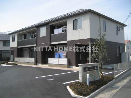 建物外観　石原駅から徒歩すぐの物件！駐車場無料◎オール電化使用です◇