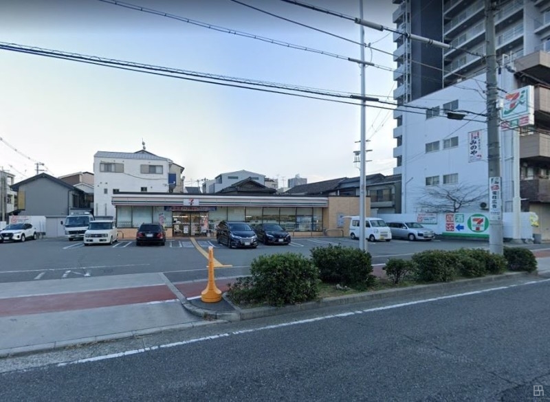 コンビニ　セブンイレブン大阪浜口東2丁目店（コンビニ）まで447m