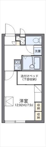 レオパレスオーキッド2の間取り写真