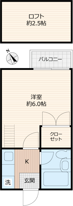 ハウスピアヤマモトの間取り写真