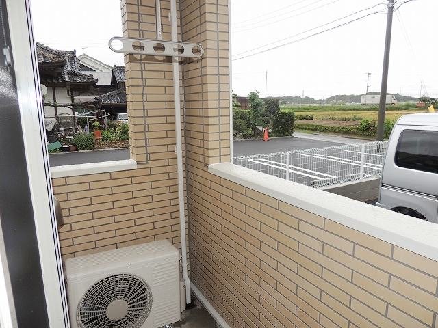 バルコニー　広々としたバルコニーです