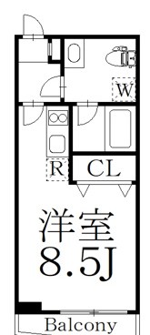 VERT COURT HIGASHIYAMA ヴェールコートヒガシヤマの間取り写真
