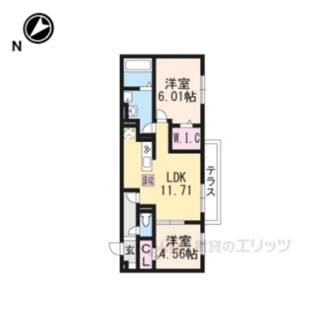 KYOHORISE2の間取り写真