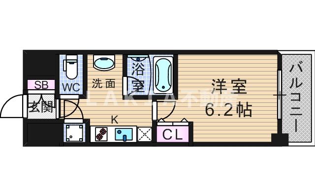 ジュネーゼグラン京町堀の間取り写真