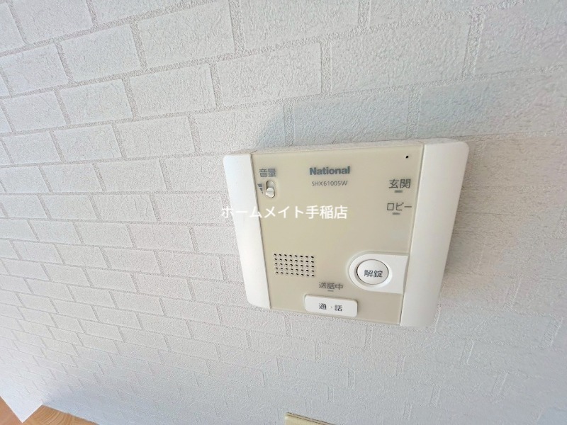 セキュリティ　インターホン付きです！