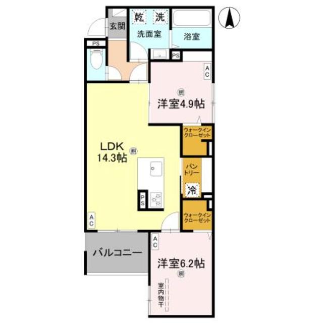 D-ROOM Imagawa 秋の間取り写真