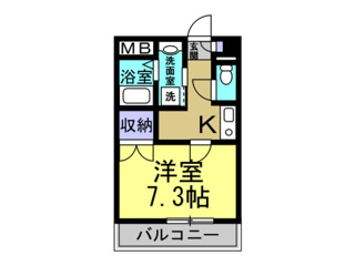 アンプルールフェール替地の間取り写真