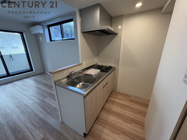 キッチン　2口コンロ付きのカウンターキッチン♪