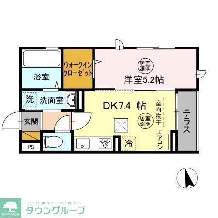 メゾン アゼリアの間取り写真