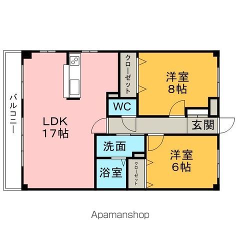 ダンケ リーベ青山の間取り写真