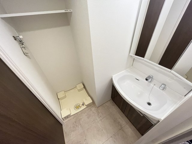 洗面設備　玄関です