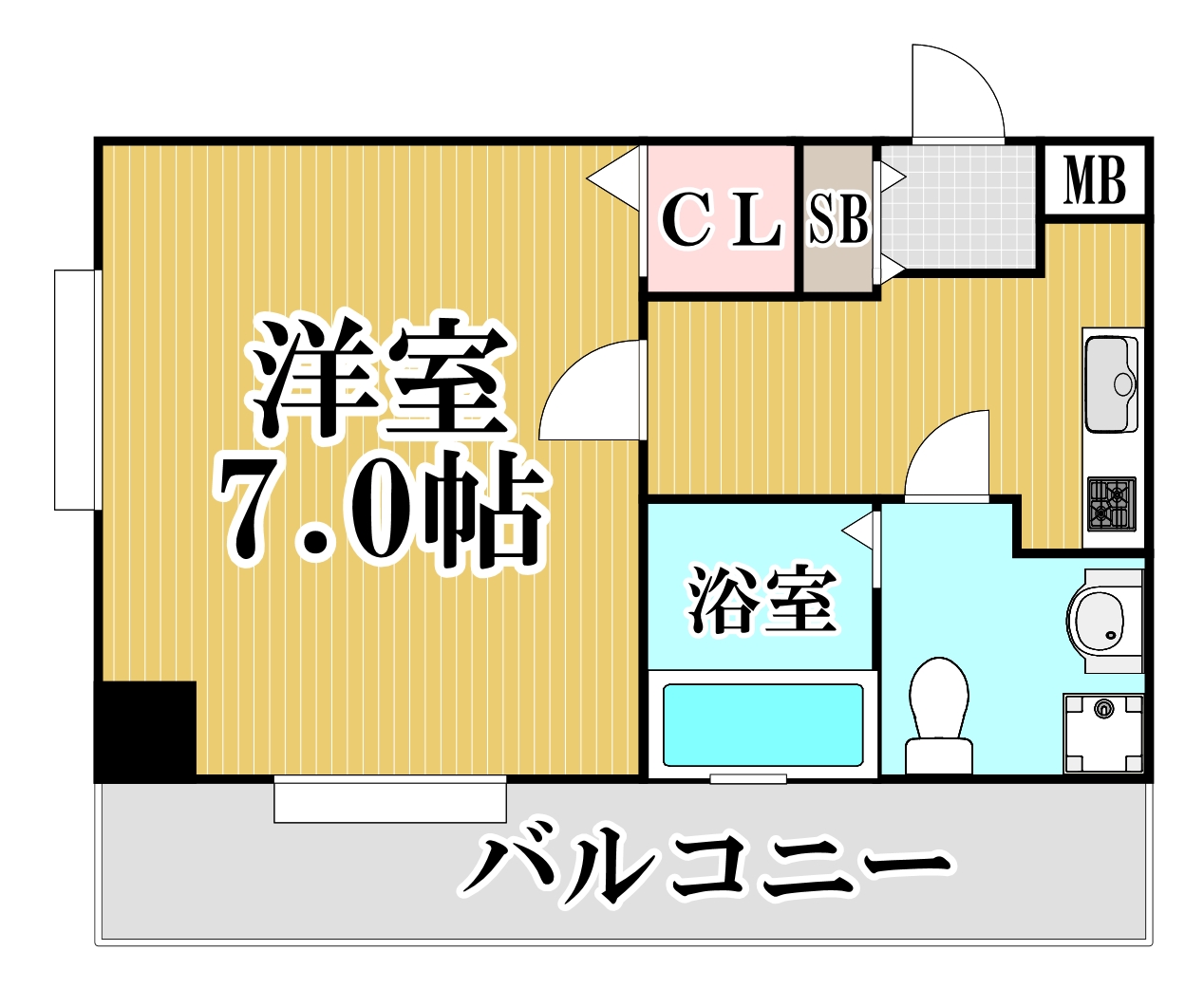 ダイナコートエスタディオニューズの間取り写真