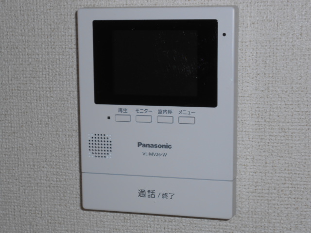 セキュリティ　カラーＴＶモニター付インターホン完備