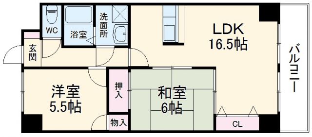 松重スカイマンション3の間取り写真