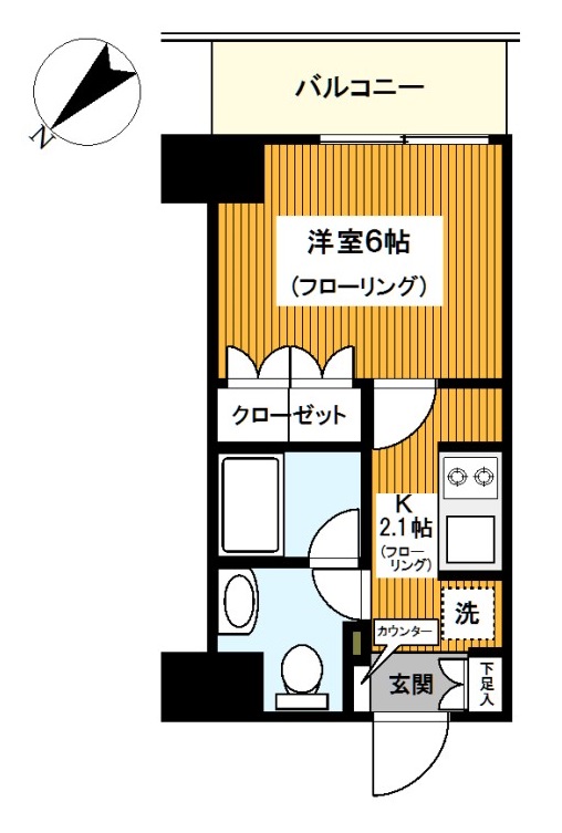 City Lux Tobeの間取り写真