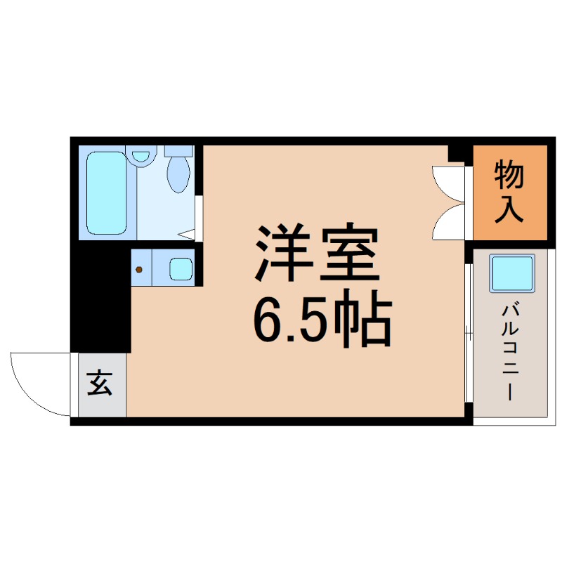 阪神本線 杭瀬駅 徒歩3分 5階建 築30年の間取り写真