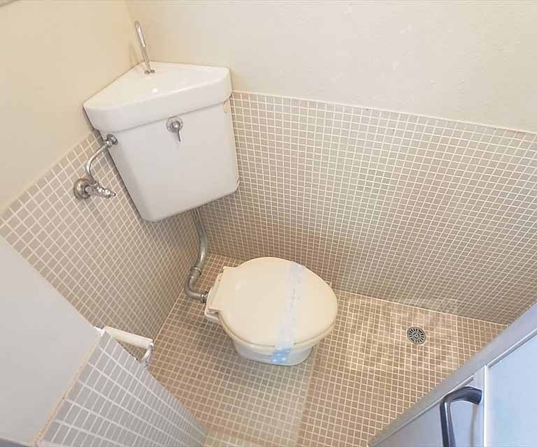 トイレ　トイレとシャワーは同室