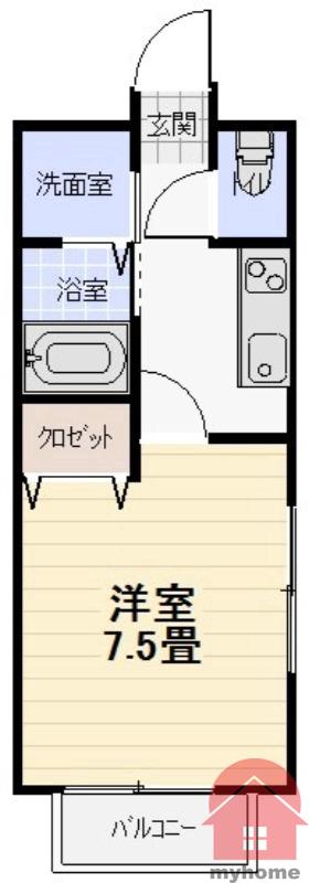 ソレイユむつみの間取り写真