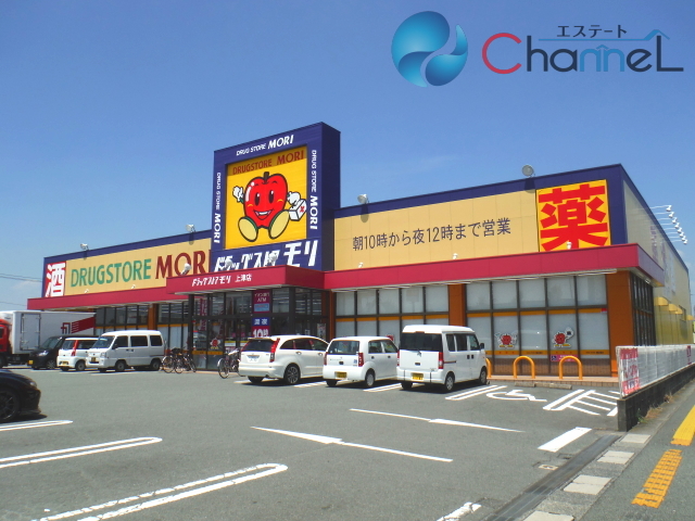 ドラックストア　ドラッグストアモリ上津店（ドラッグストア）まで559m