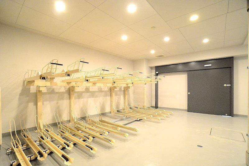 駐車場　駐輪場です。