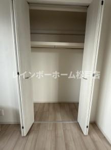 収納　たっぷりとした収納スペースです