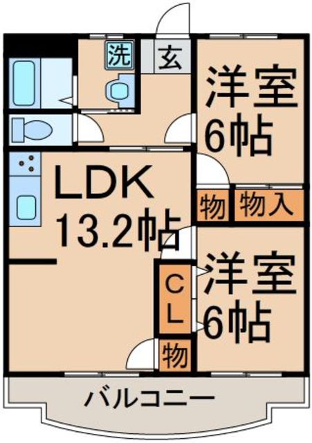 ペルージュ諏訪の間取り写真