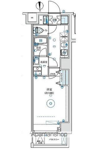 東武伊勢崎線 五反野駅 徒歩9分 11階建 築1年の間取り写真