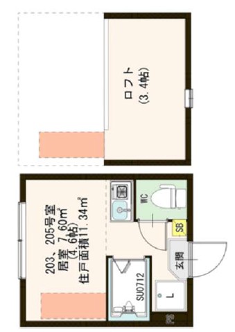 ハーモニーテラス千住東IIの間取り写真