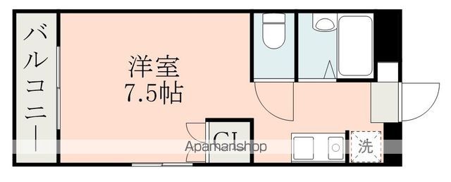ＪＲ豊肥本線 南熊本駅 徒歩10分 4階建 築29年の間取り写真