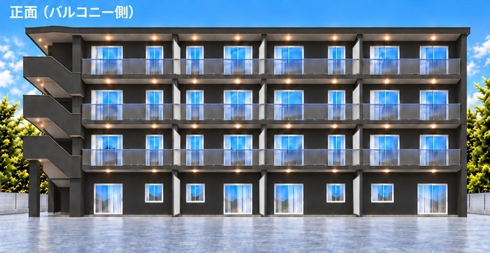 建物外観　完成予想図