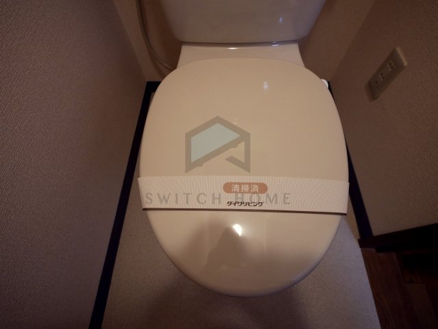 トイレ　ゆったりとした空間のトイレです