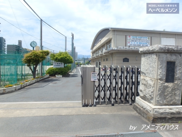 中学校　厚木市立厚木中学校（中学校）まで315m