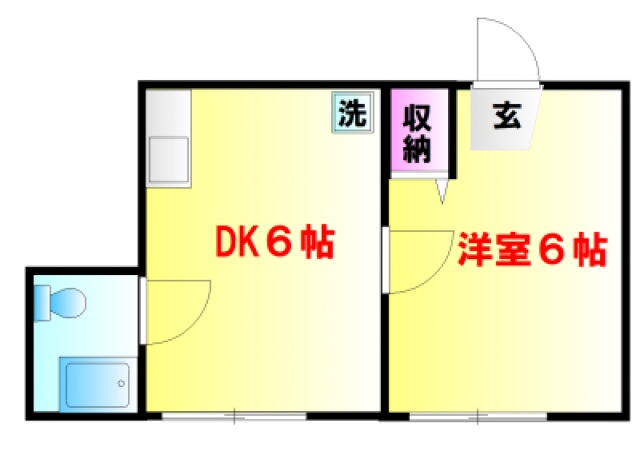 【中野区沼袋のマンションの間取り】