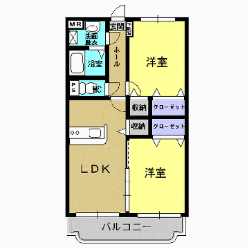 【ユーミーおおひらの間取り】