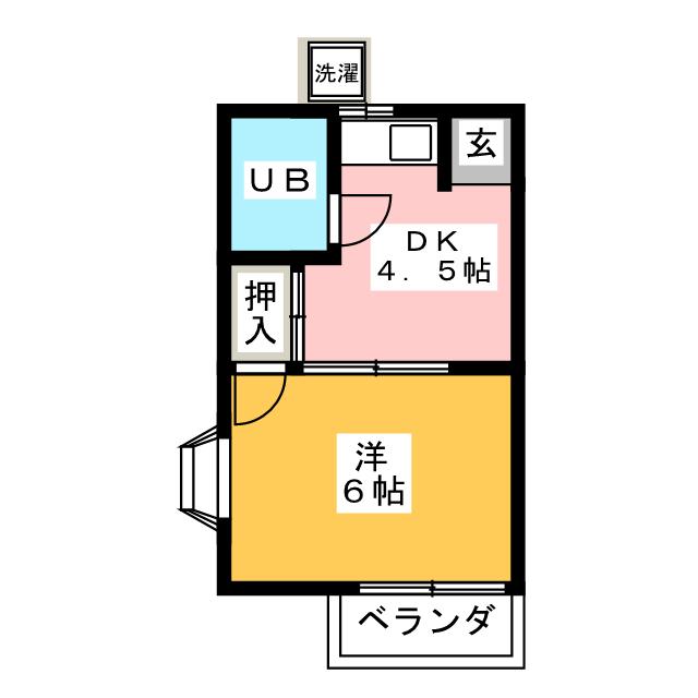 サニーハイツの間取り