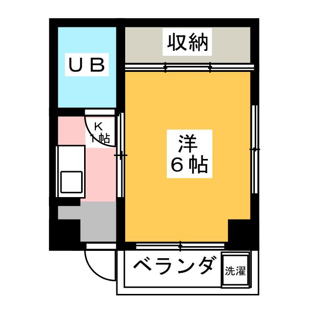 コーポ岡部花塚の間取り