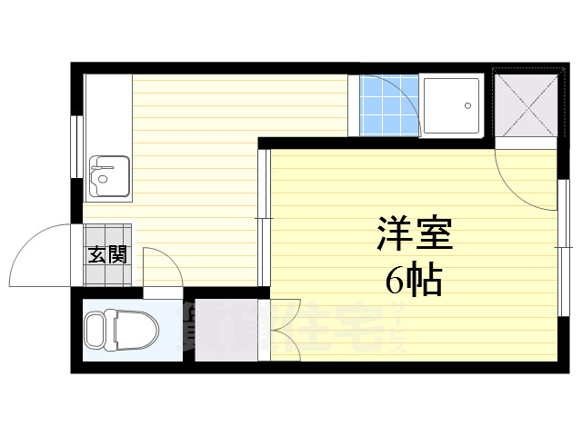 茨木市美沢町のマンションの間取り