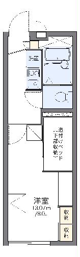 レオパレスＭｅｌａｎｇｅの間取り