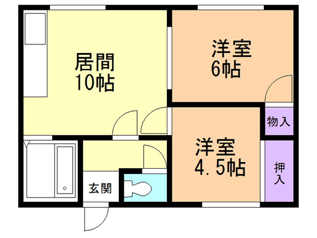 ステラハイツの間取り