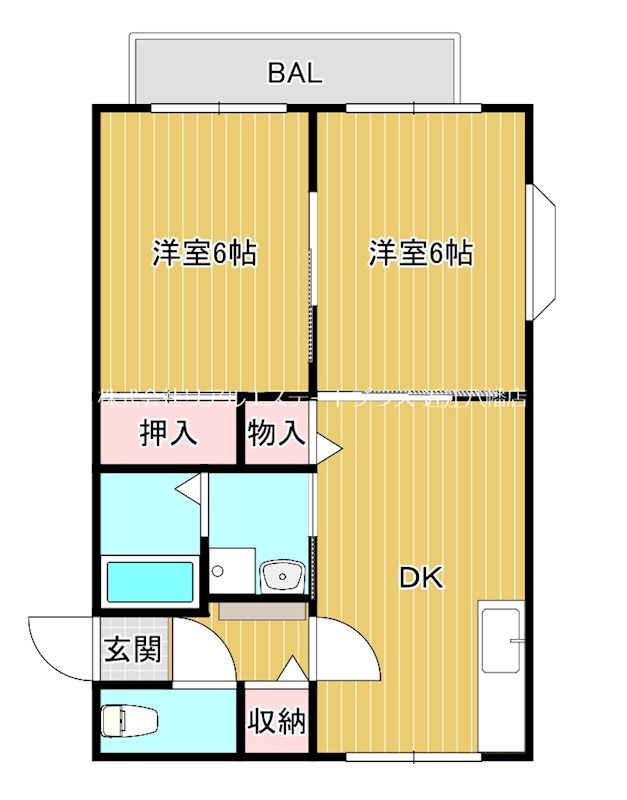 ハイツ田園の間取り