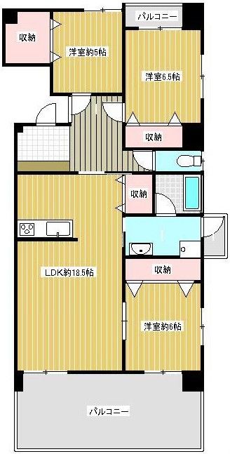 グランクリュ山川の間取り