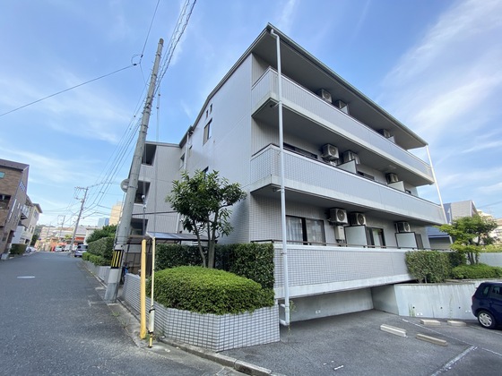 広島市南区段原南のマンションの建物外観