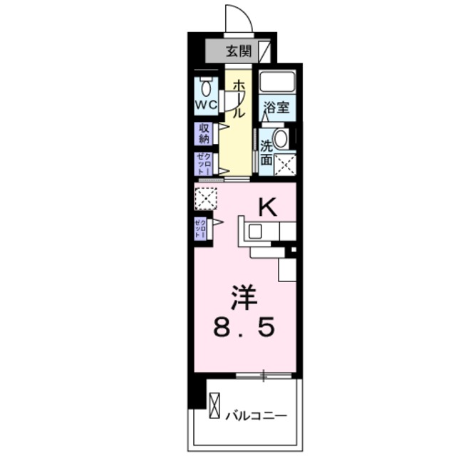 カルム ド アビタシオンの間取り