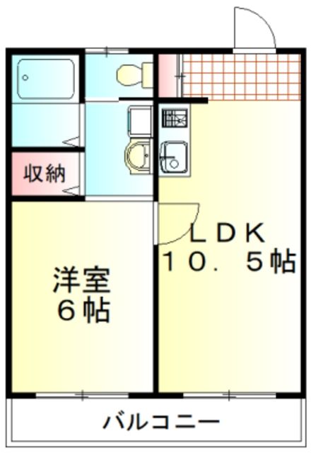 入間郡毛呂山町大字小田谷のマンションの間取り