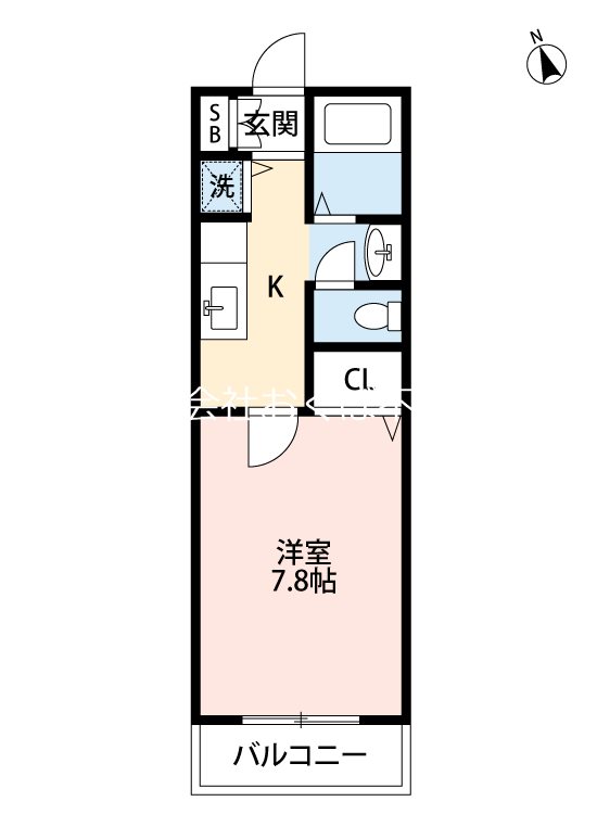 プロローグ蓮台寺の間取り